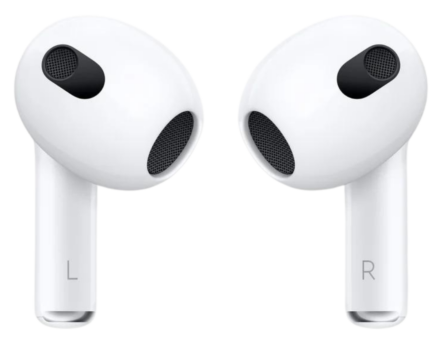 AirPods (3rd Gen) in use, demonstrating the ergonomic fit in-ear.