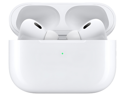 AirPods Pro (2nd Gen) with MagSafe Charging Case (USB-C) on a white background.