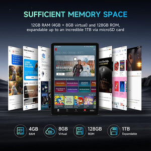 Alldocube iPlay 60S Tablet 128GB Black with 10.1-inch IPS display Android 14 and Wi-Fi 6 Qatar