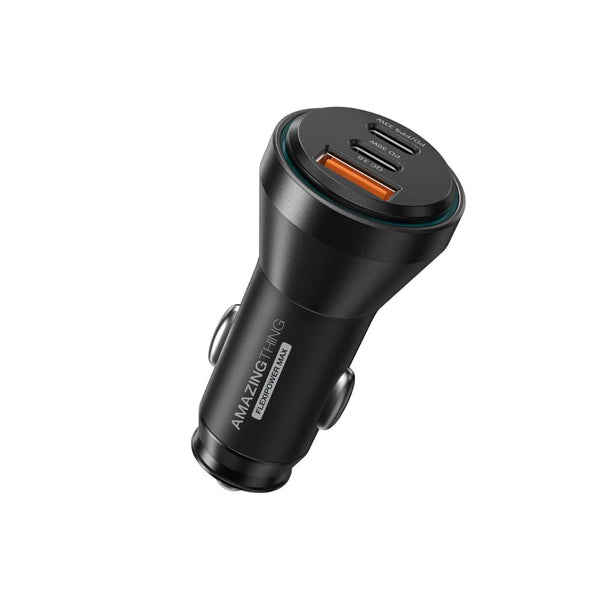 Amazingthing FlexiPower Max 63W tri-port car fast charger with 2 USB-C and 1 USB-A ports Qatar