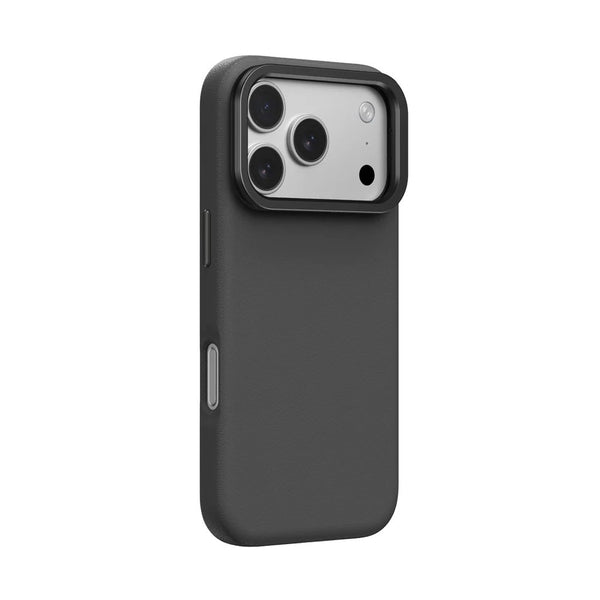 Amazingthing GLAMOUR AllSkin Vegan Leather MagSafe Case with Metal Lens Kickstand for iPhone 17 Pro Black Qatar
