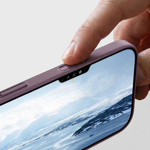Amazingthing MINIMAL AIR purple 600µm ultra-thin PP case with raised camera bezel for iPhone 18 Pro Max in Qatar