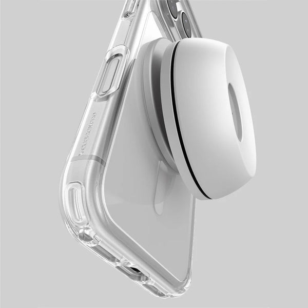 Amazingthing MINIMAL Earbud Holder Set Clear Case for iPhone 18 Pro Max with 7.7ft drop protection and USB-C earbuds Qatar