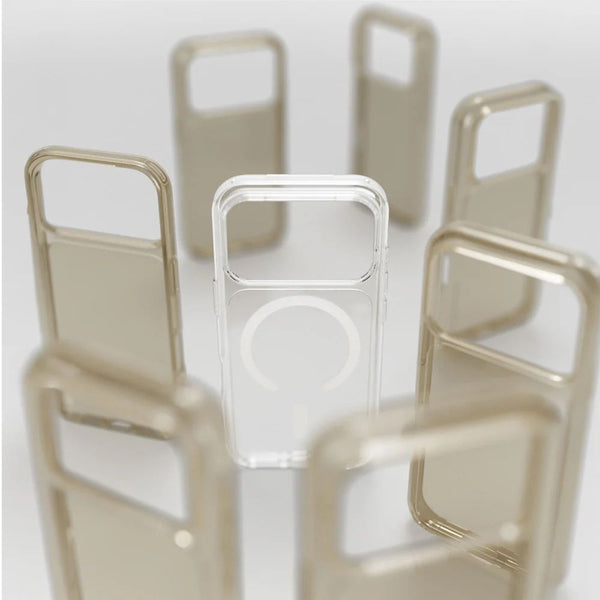 Amazingthing MINIMAL Mag Clear Protective Case for iPhone 18 Pro with anti-yellowing materials, N52 MagSafe magnets and drop protection in Qatar