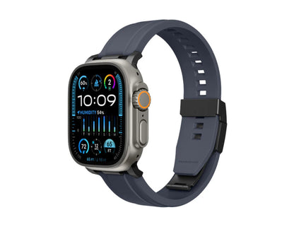 AmazingThing Titan Chrono Apple Watch band silicone magnetic clasp sweat UV resistant 49/46/45/44/42mm Qatar