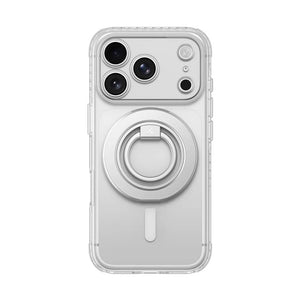 Amazingthing TITAN PRO Grip Ring Set Case with 12ft drop protection and 360° ring stand for iPhone 18 Pro Max Clear in Qatar