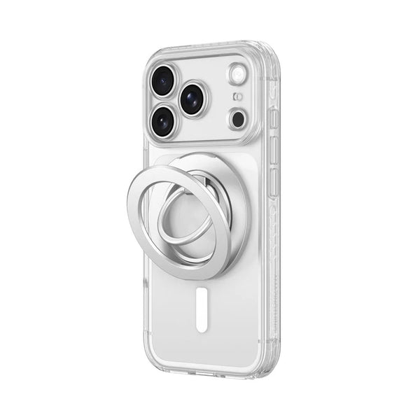 Amazingthing TITAN PRO Grip Ring Set Case with 12ft drop protection and 360° ring stand for iPhone 18 Pro Max Clear in Qatar