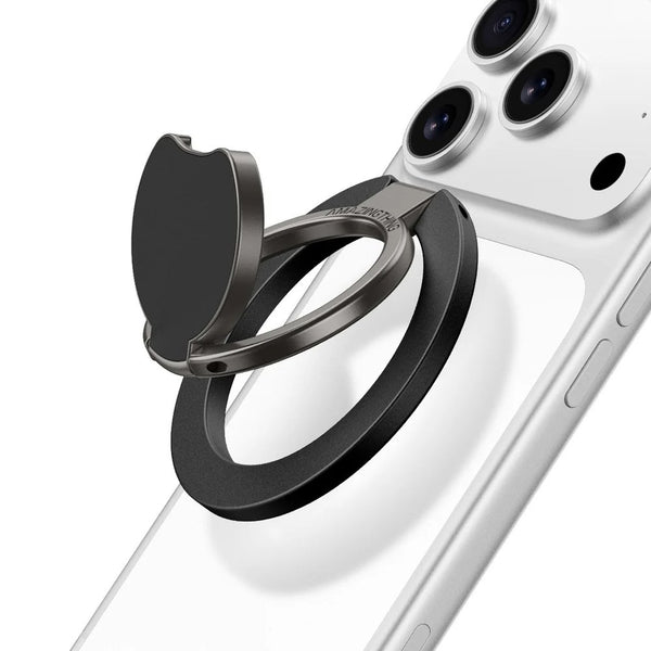 Amazingthing TITAN Pro MagFlex Grip 2 magnetic phone ring with 360 degree stand Black Qatar