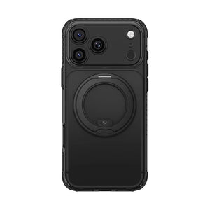 Amazingthing TITAN PRO MagSpin black case with 12ft drop protection and 360° ring stand for iPhone 18 Pro in Qatar