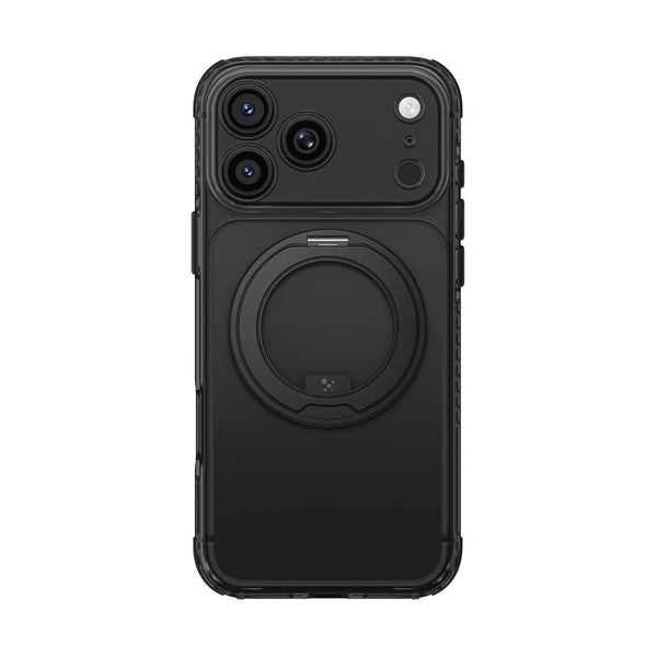 Amazingthing TITAN PRO MagSpin black case with 12ft drop protection and 360° ring stand for iPhone 18 Pro in Qatar