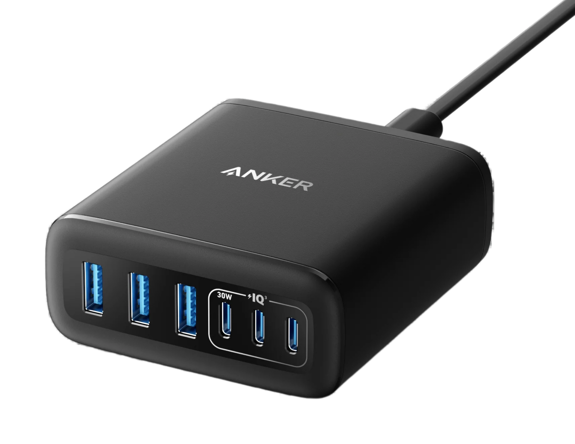 Anker 112W 6-Port GaN Charger (A2154K11) | Fast Multi-Device