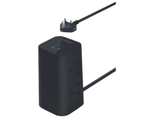 Anker A9185K11 12-in-1 power strip 20W black Thabthaba Store Qatar