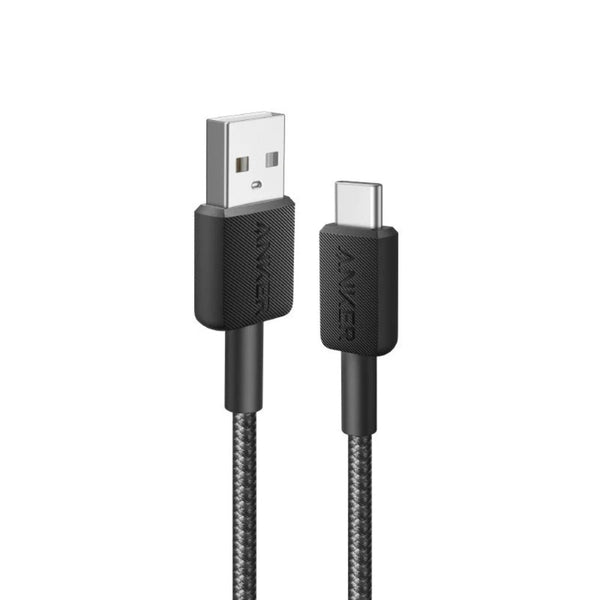 Anker 322 USB-A to USB-C Braided Cable 3ft A81H5H11 Black Qatar