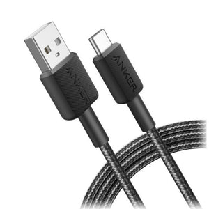 Anker 322 USB-A to USB-C Braided Cable 6ft Black A81H6H11 Qatar