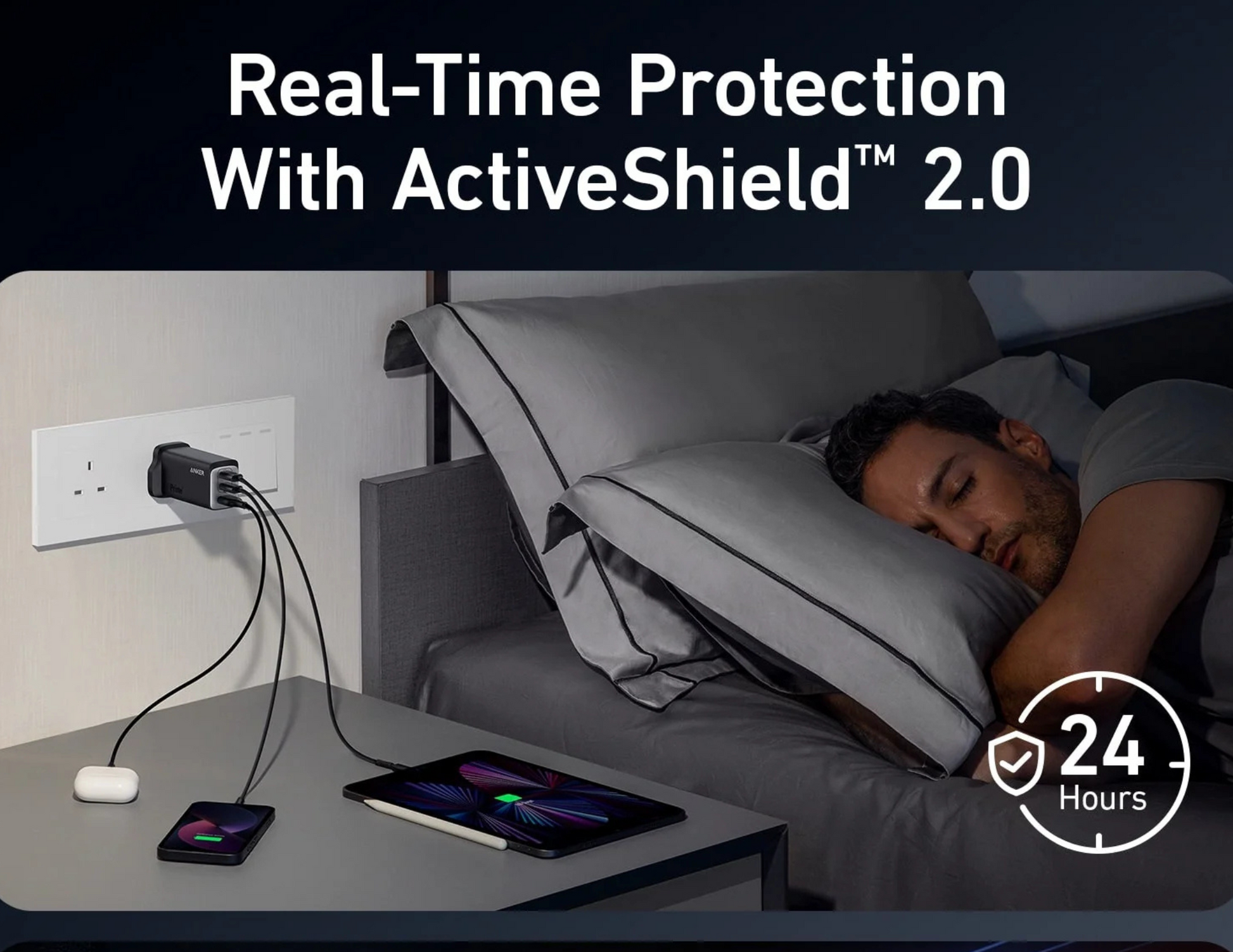 ActiveShield 2.0 technology illustration with enhanced protection.