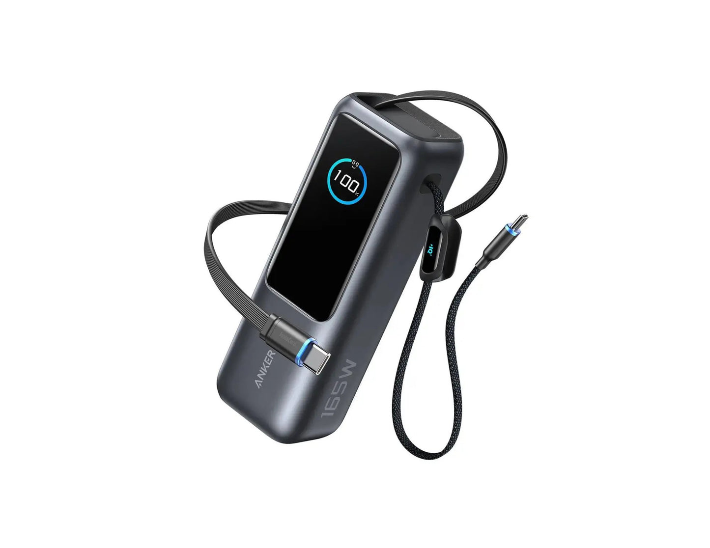 Anker A1695H11 25K 165W power bank retractable cables Qatar