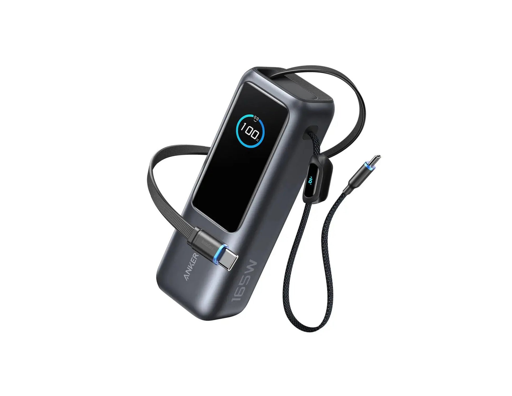 Anker A1695H11 25K 165W power bank retractable cables Qatar