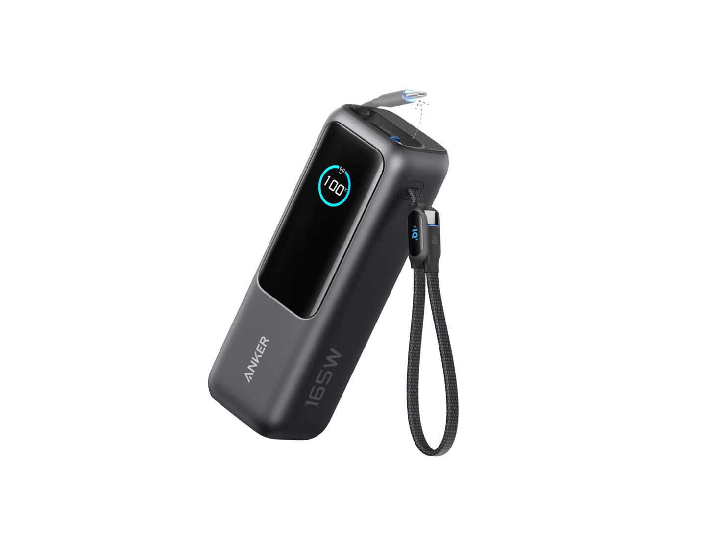 Anker A1695H11 25K 165W power bank retractable cables Qatar