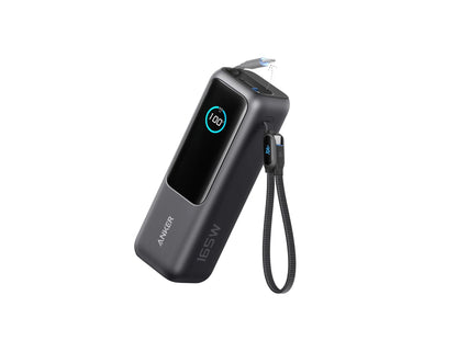 Anker A1695H11 25K 165W power bank retractable cables Qatar