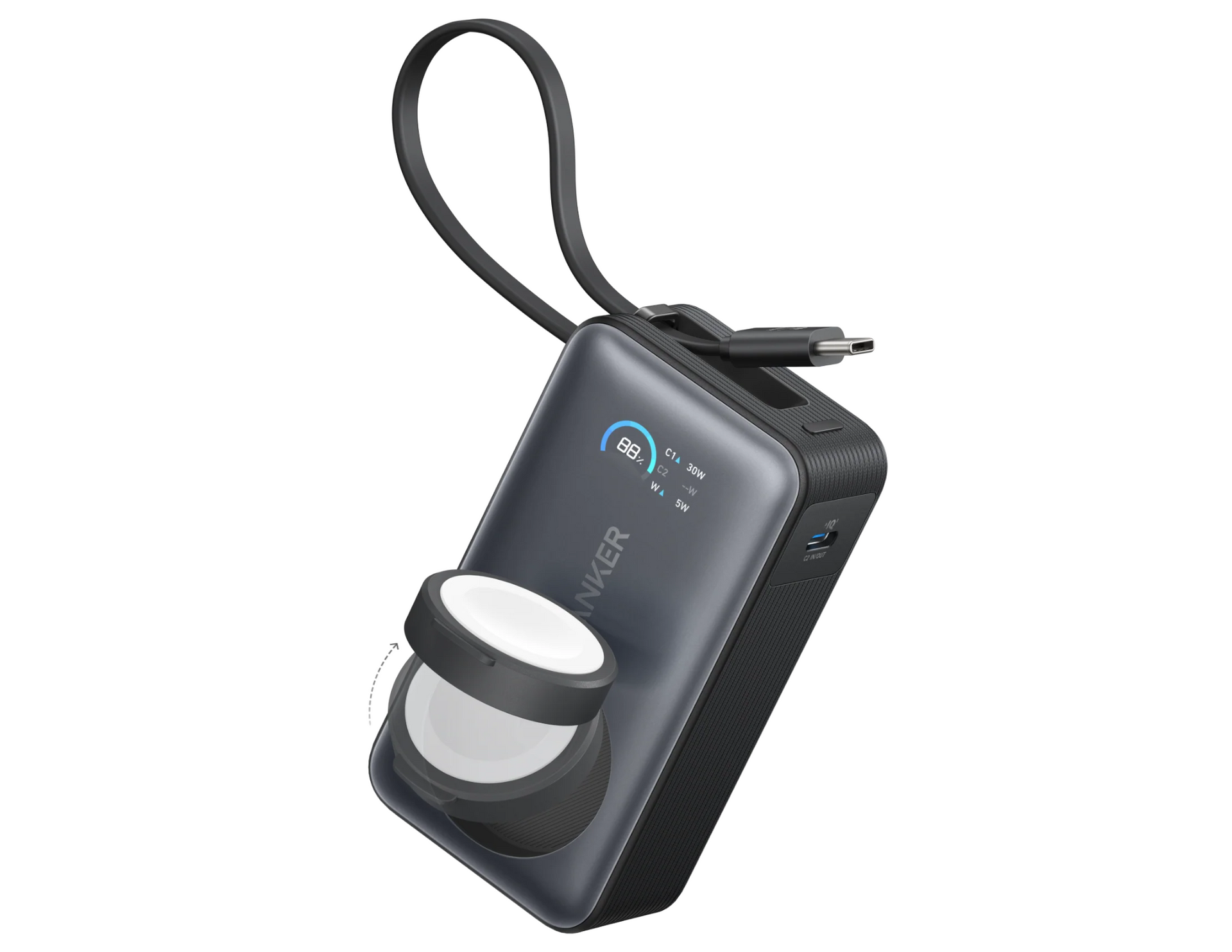 Anker MagGo 10K Power Bank (35W, Apple Watch Compatible
