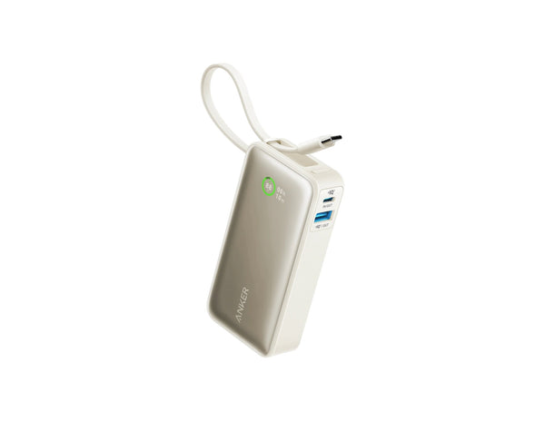 Anker Nano 10000mAh 30W power bank built-in USB-C Shell White Qatar