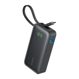 Anker Nano A1259H11 10000mAh 30W power bank with built-in USB-C cable Black Stone Qatar