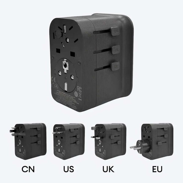 Anker Nano 65W 4-in-1 travel adapter with 2 USB-C USB-A and AC outlet in Black Qatar