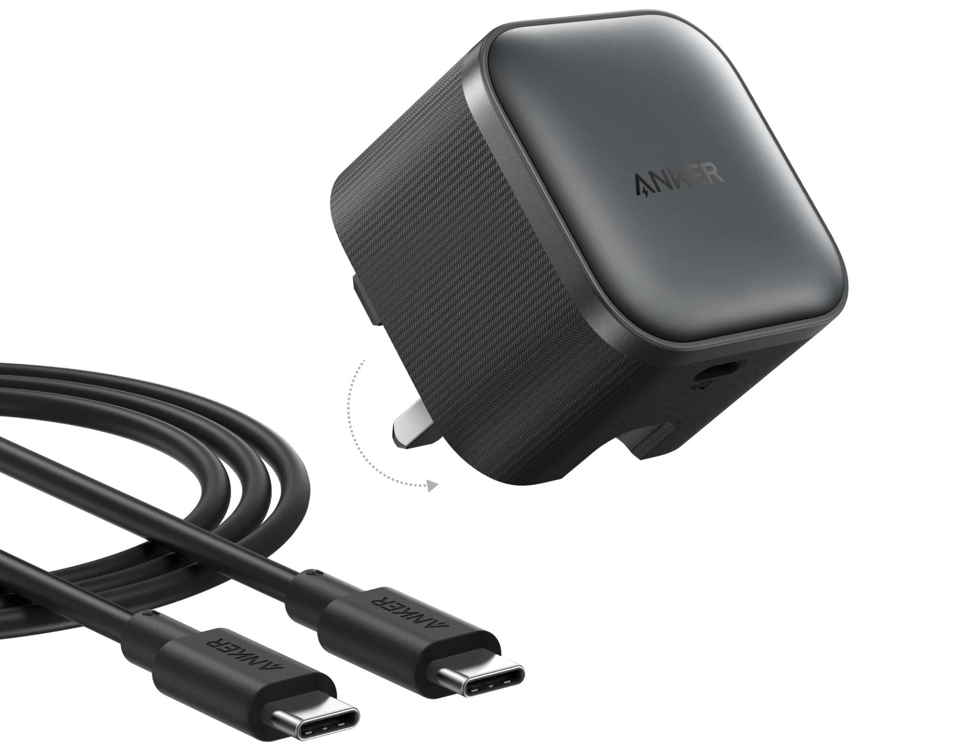 Anker Nano Charger 45W with USB-C Cable B2692K11 available in Qatar