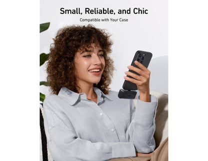 Anker Nano Power Bank 5000mAh 22.5W with built-in USB-C connector black stone.