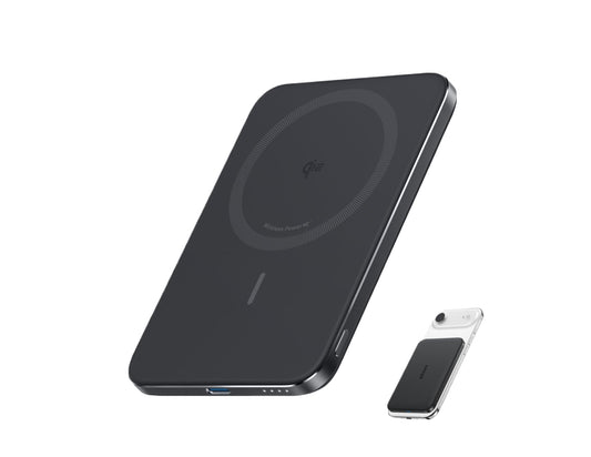 Anker Nano Power Bank A1665H11 5K MagGo Slim with Qi2 wireless fast charging Qatar