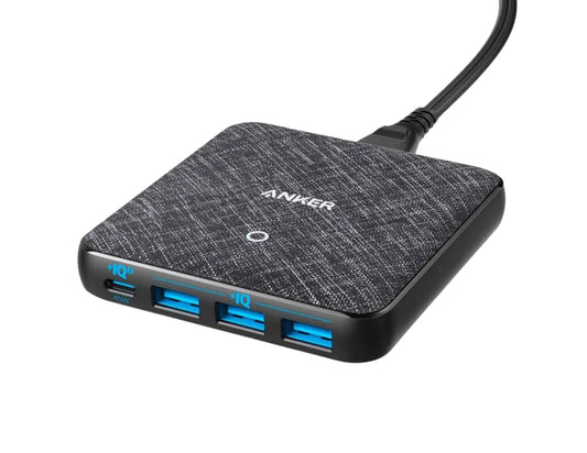 Anker 543 PowerPort Atom III Slim 65W 4-port GaN charger A2045K11, Thabthaba Store Qatar