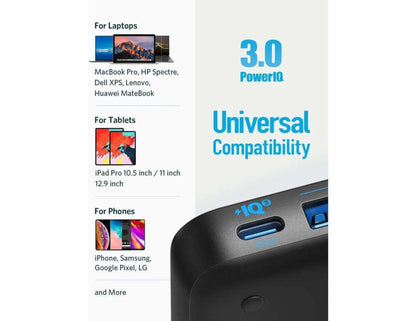 Anker 543 PowerPort Atom III Slim 65W 4-port GaN charger A2045K11, Thabthaba Store Qatar