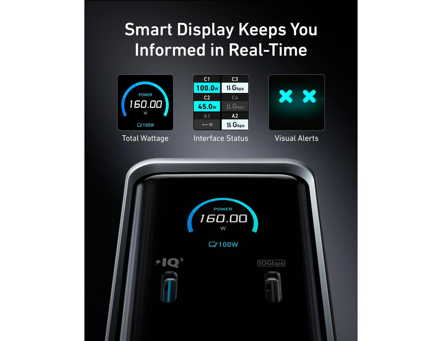 Anker Prime 14‑in‑1 160W Dual Display Docking Station A83B62A1 available in Qatar