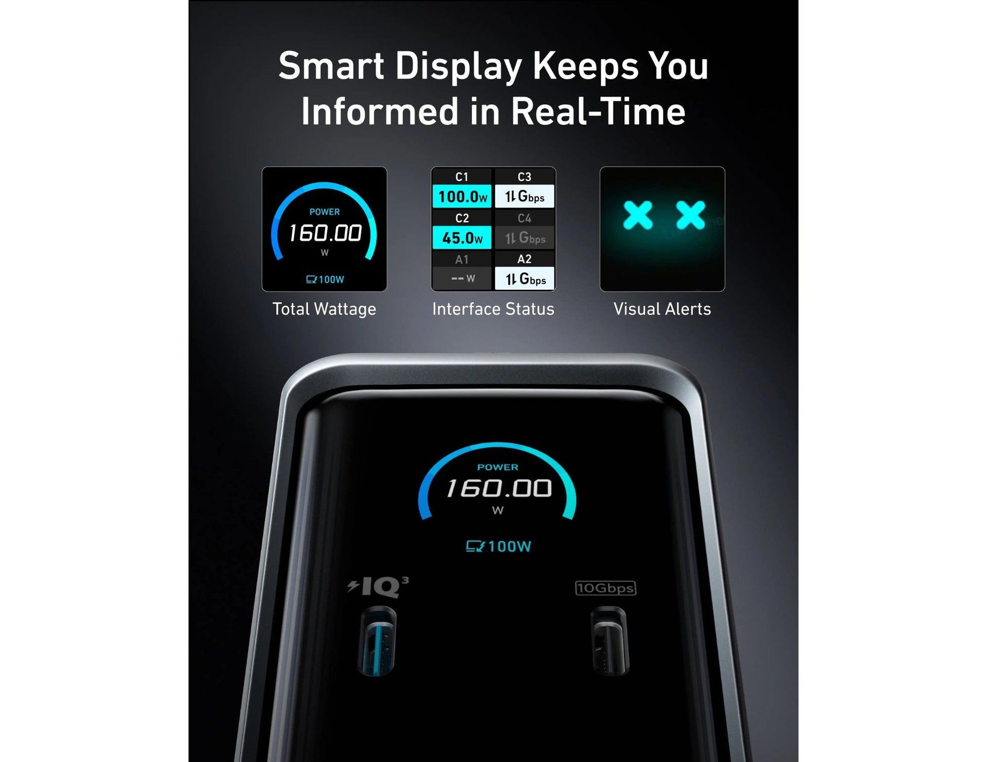 Anker Prime 14‑in‑1 160W Dual Display Docking Station A83B62A1 available in Qatar