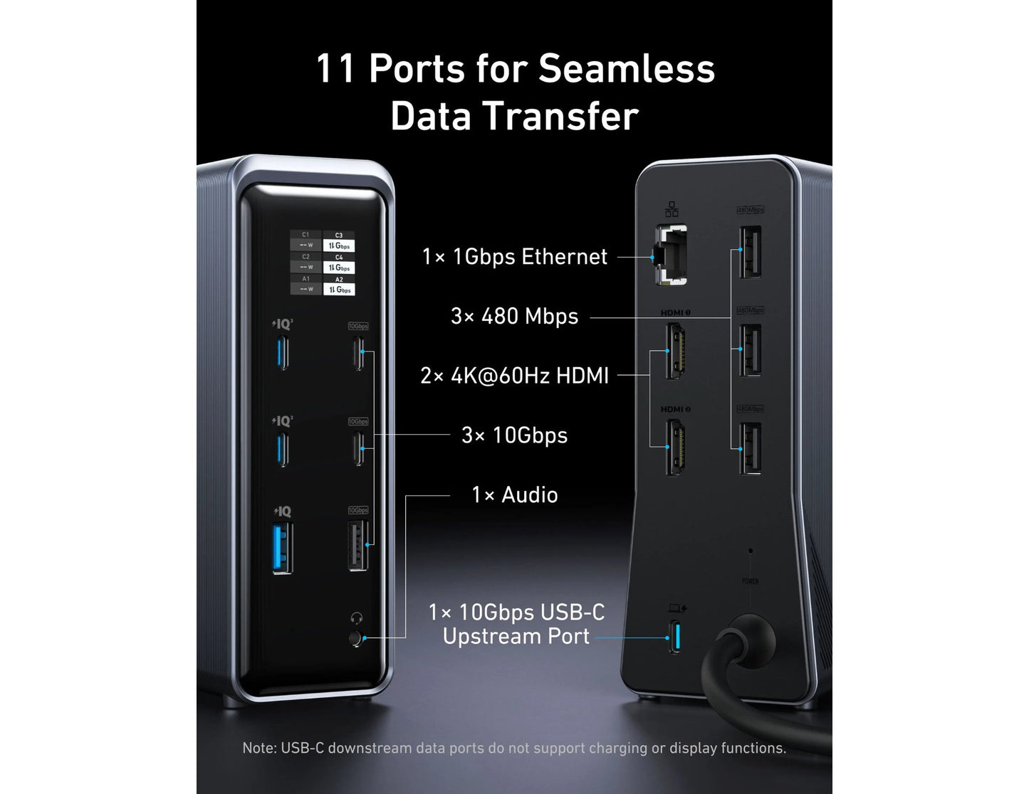 Anker Prime 14‑in‑1 160W Dual Display Docking Station A83B62A1 available in Qatar