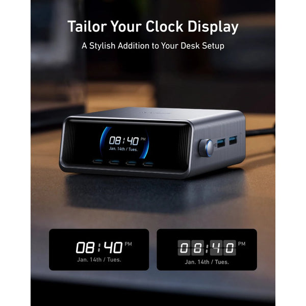 Anker Prime 250W GaNPrime 6-Port Desktop Charger with LCD Display Qatar