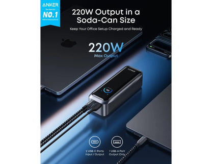 Anker Prime Power Bank 20K 220W with 140W fast charging and TSA-approved battery.