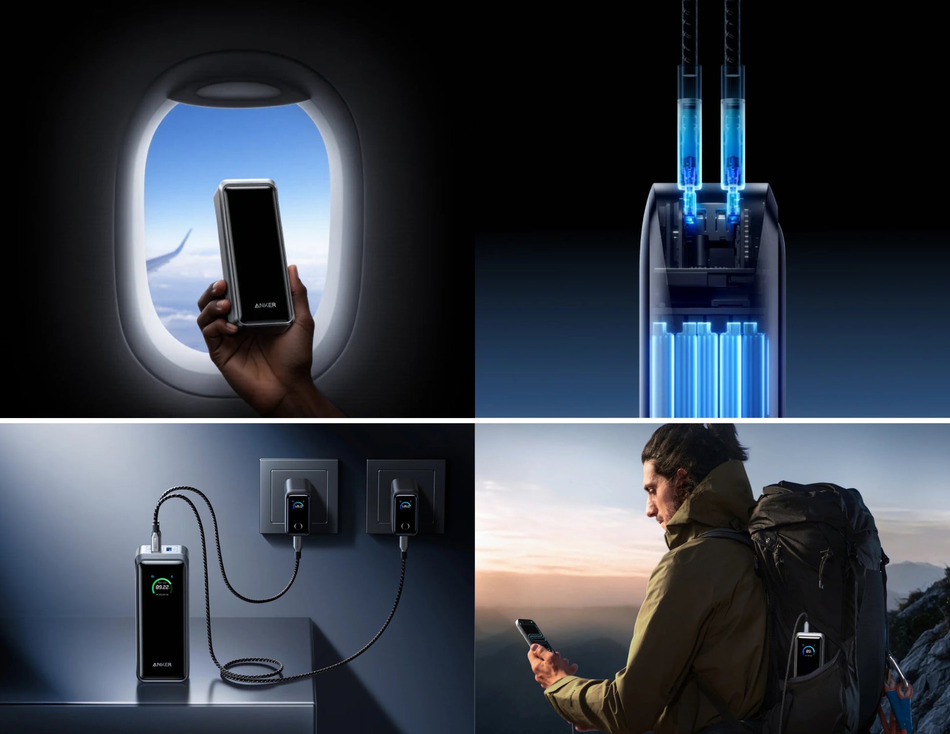 Anker Prime Power Bank 26K 300W A110AH11 with smart display at Thabthaba Store Qatar.