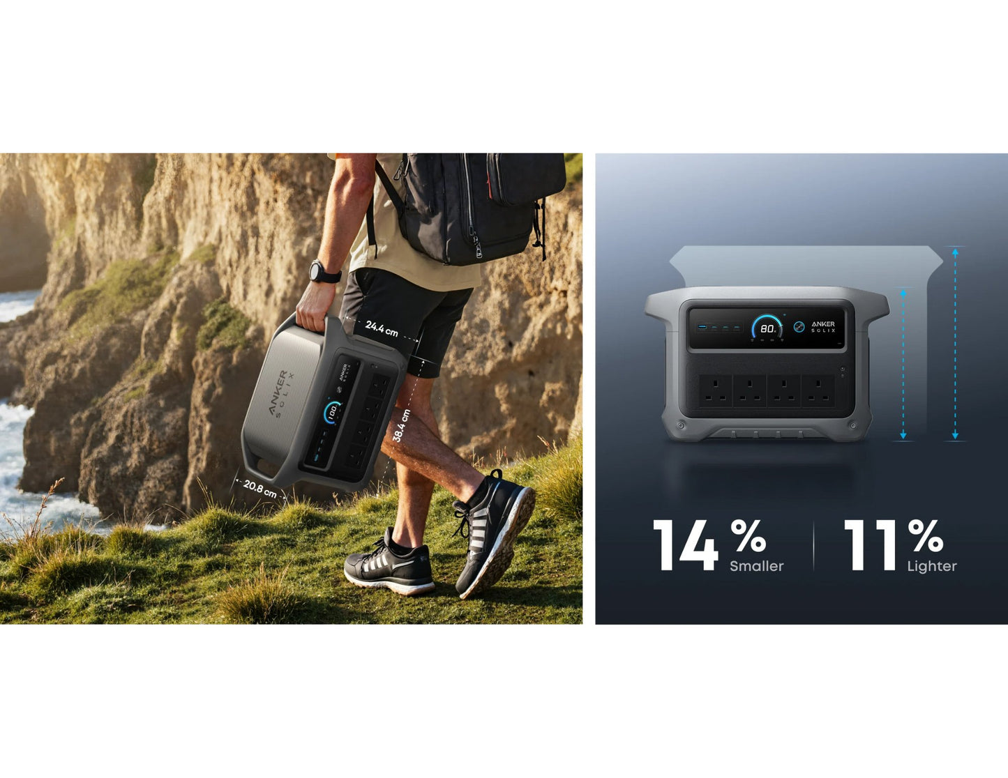 Anker SOLIX C1000 Gen 2 1024Wh 2000W portable power station A17632A1, Thabthaba Store Qatar