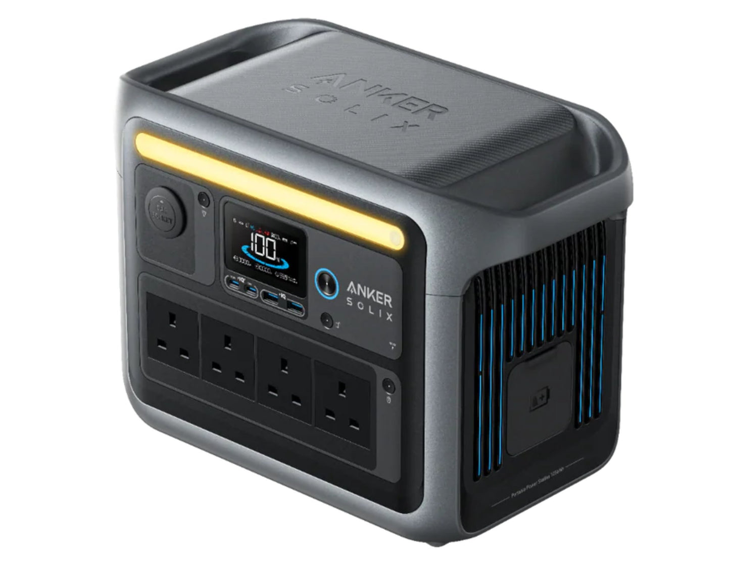 Anker Solix C1000 portable power station 1056Wh 1800W HyperFlash solar-ready Qatar