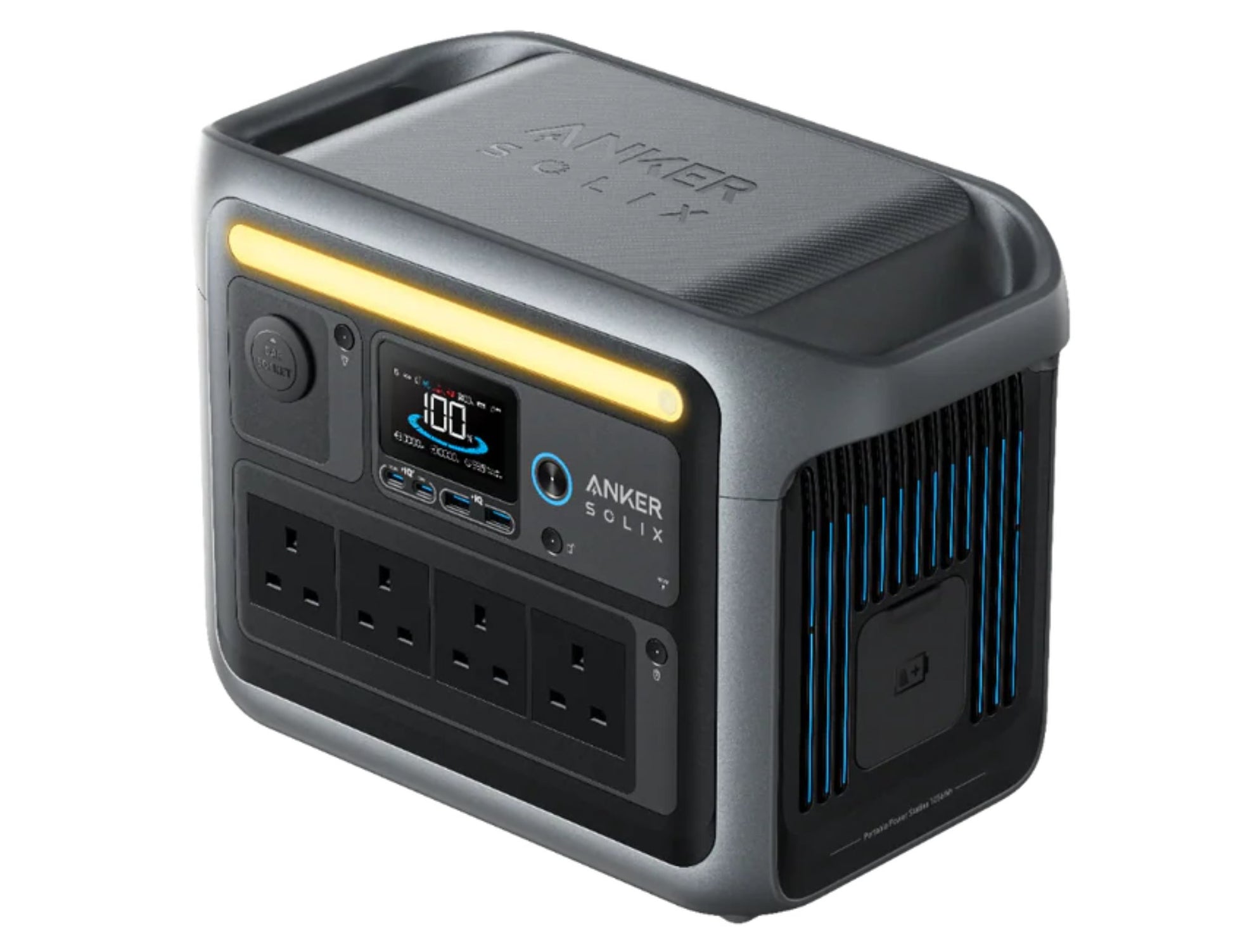 Anker Solix C1000 portable power station 1056Wh 1800W HyperFlash solar-ready Qatar
