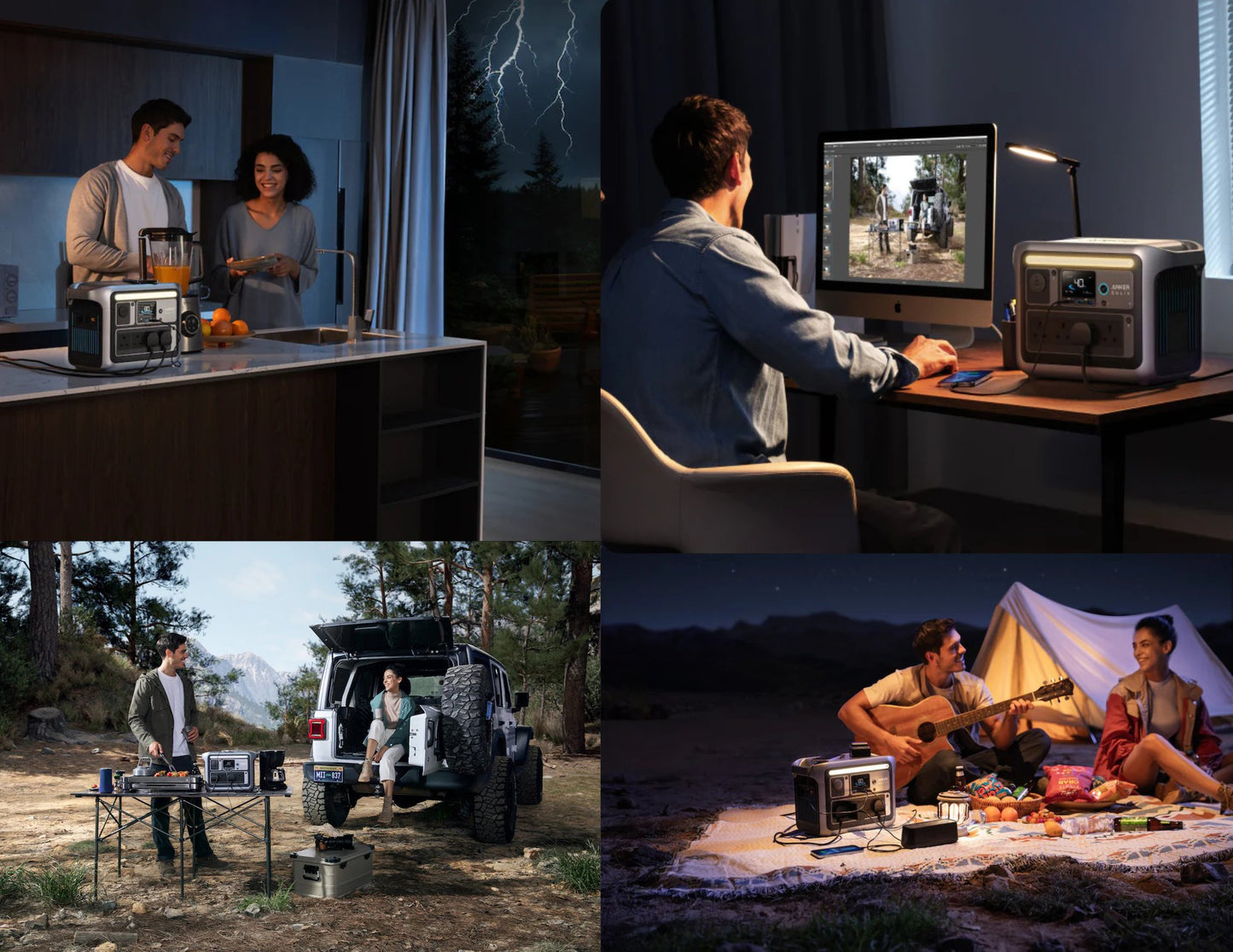 Anker Solix C1000 portable power station 1056Wh 1800W HyperFlash solar-ready Qatar