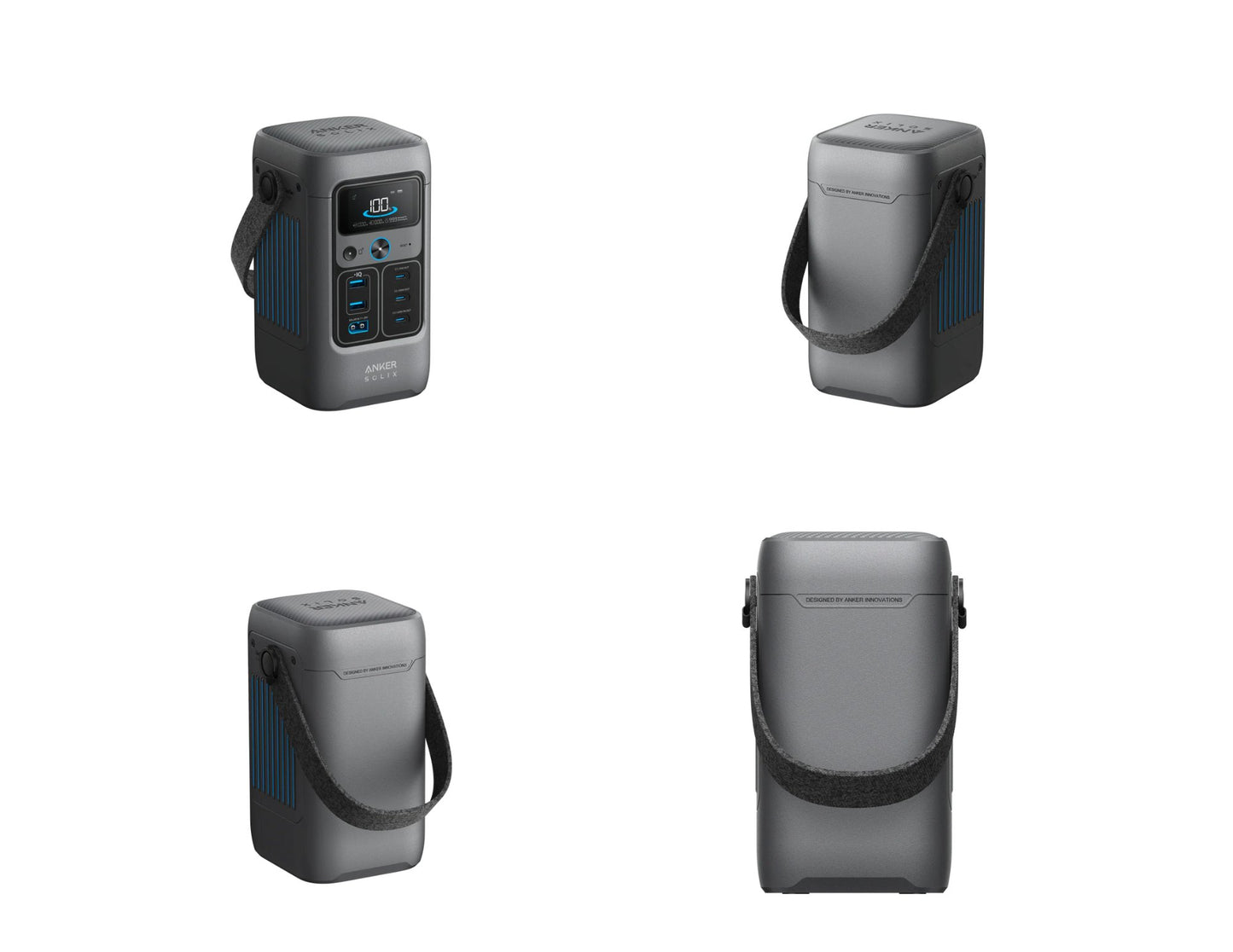 Anker SOLIX C200 DC 192Wh 200W portable power station with 140W USB-C fast charging for camping and backup in Qatar, Thabthaba Store