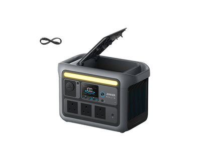 Anker Solix C800 768Wh portable power station with 1200W output and app control at Thabthaba Store Qatar.