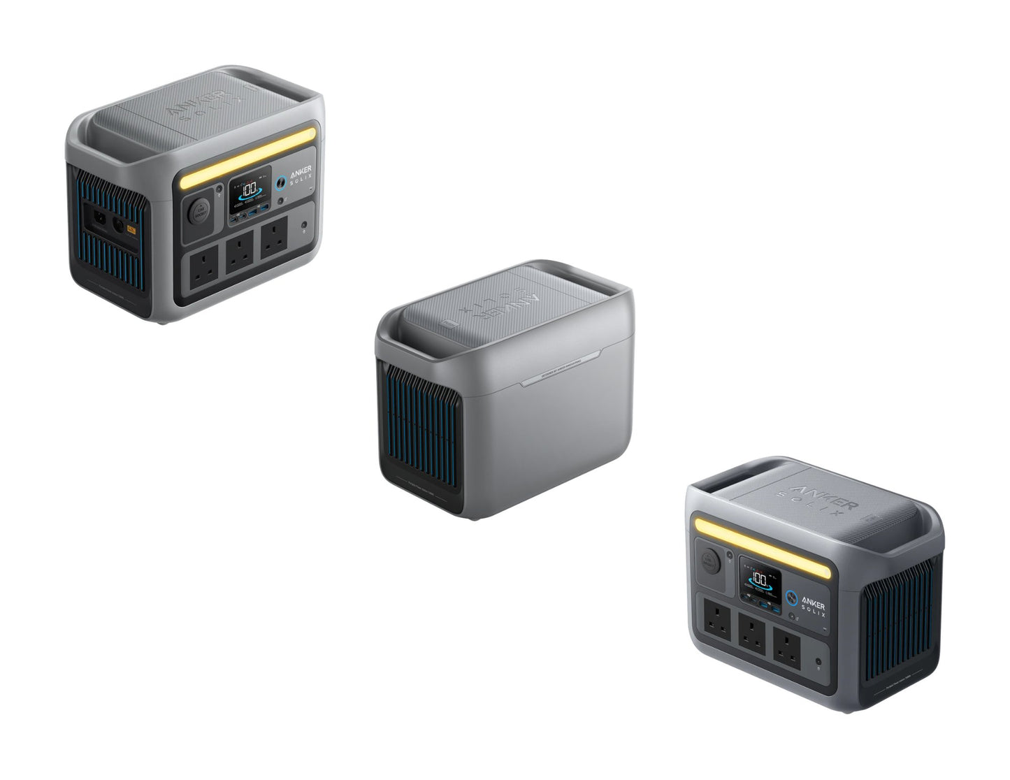 Anker Solix C800 768Wh portable power station with 1200W output and app control at Thabthaba Store Qatar.