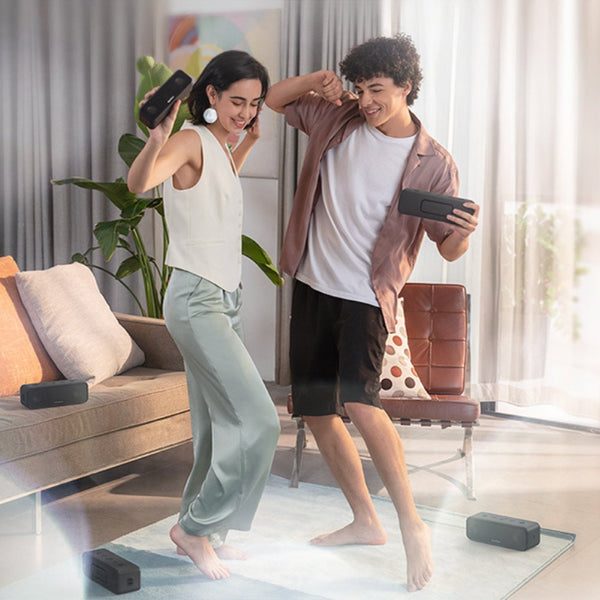 Anker Soundcore 3 portable Bluetooth speaker with 16W stereo sound and IPX7 waterproof protection Black Qatar