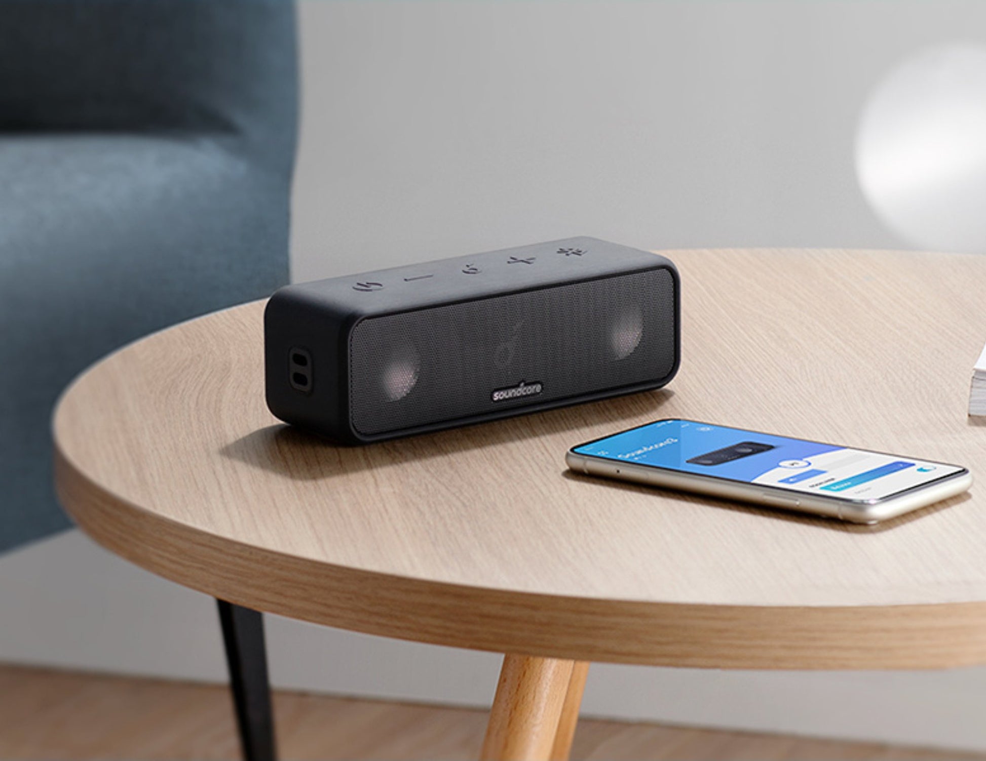 Anker Soundcore 3 portable waterproof Bluetooth speaker black with 16W stereo sound