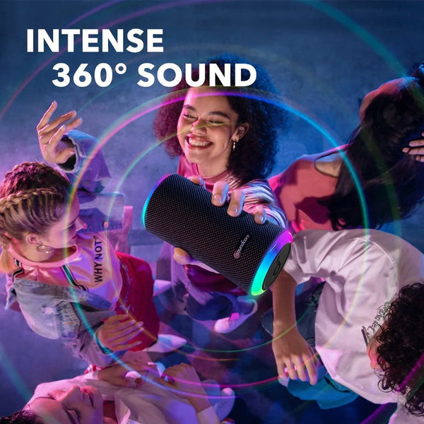 Anker Soundcore Flare 2 Bluetooth speaker with 360 degree sound, PartyCast, and IPX7 waterproof protection Qatar