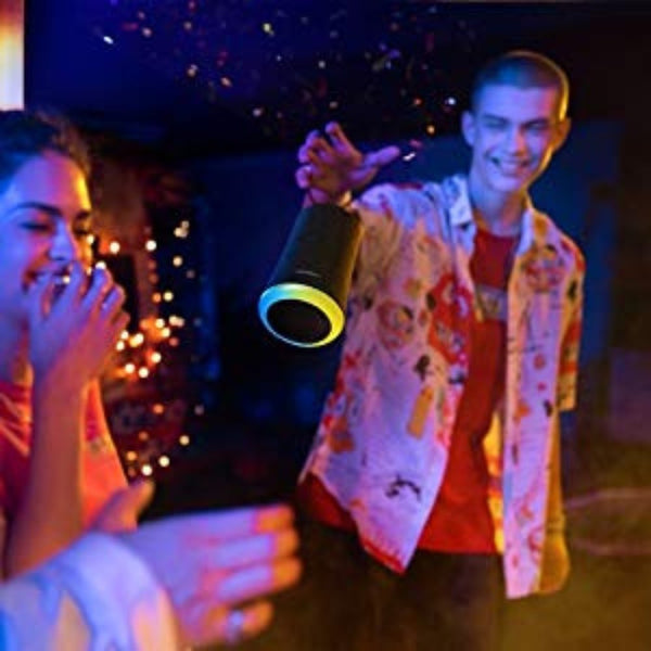 Anker Soundcore Flare Mini Portable Bluetooth Speaker Black 360 Degree Sound IPX7 Waterproof Qatar
