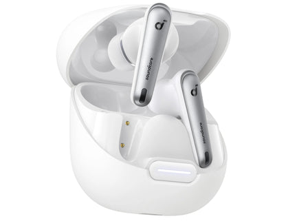 Anker Soundcore Liberty 4 NC earbuds in Clear White A3947H21 . 